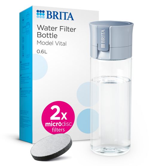 Brita - Vital Filter Bottle - Light Blue