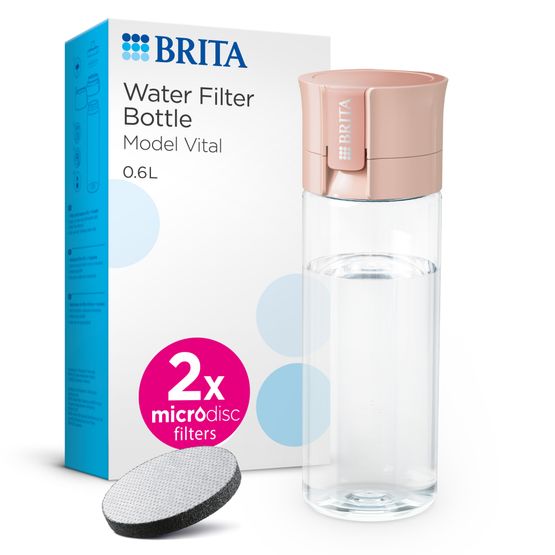 Brita - Vital Filter Bottle - Apricot
