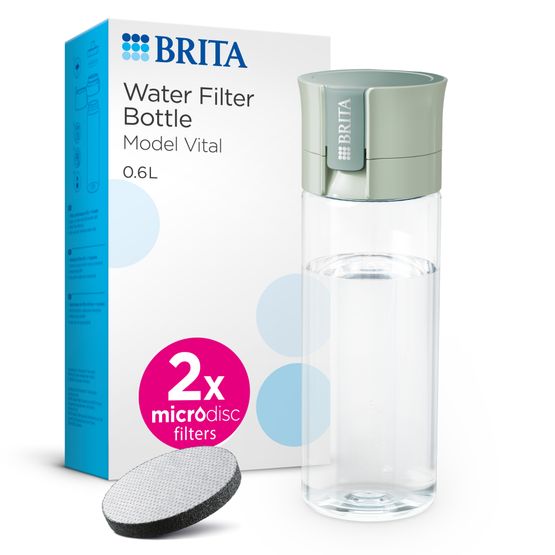 Brita - Vital Filter Bottle - Light Green