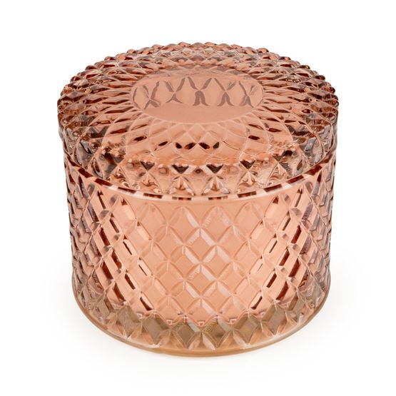 Candlelight - Round Embossed Jhangye Candle Jar