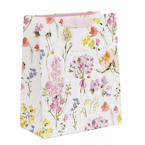 Glick - Large Gift Bag With Love Blooms