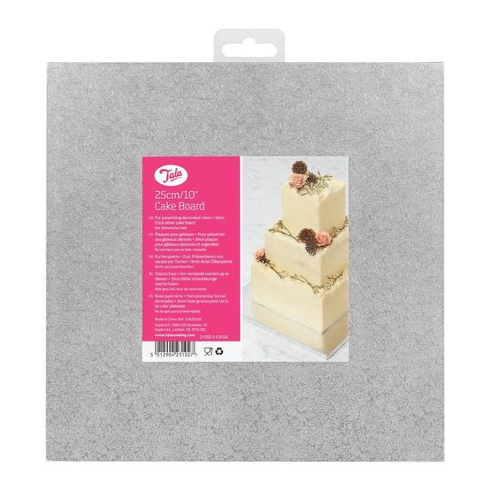 Tala - Cake Decorating - Square 10" Cake Board