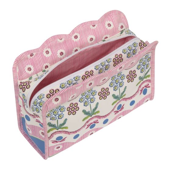 Cath Kidston - Woven Flowers Scallop Wash Bag