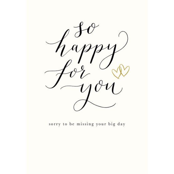 So Happy For You Script