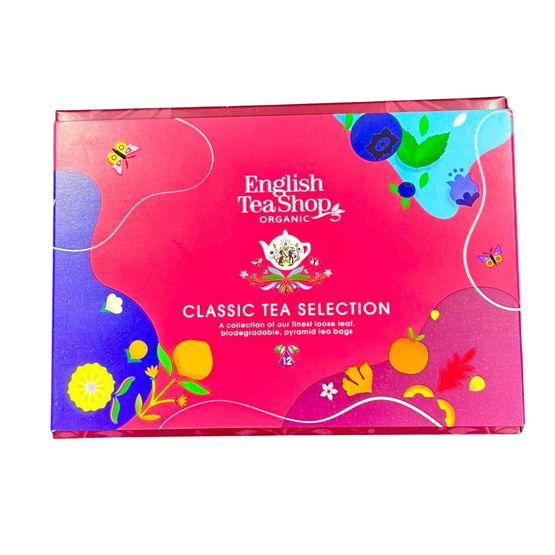 English Tea Shop Organic - Classic Tea Selection 12 Bag Sachets