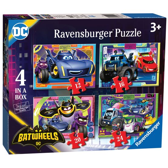 Ravensburger - Batwheels 4-in-a-Box Jigsaw Puzzle