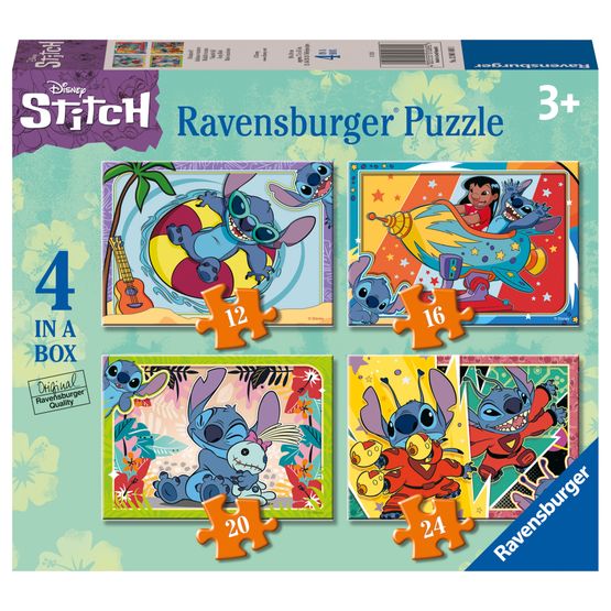 Ravensburger - Disney Stitch 4-in-a-Box Jigsaw Puzzle