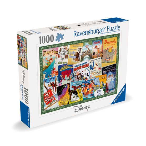 Ravensburger - Disney Vintage Movie Poster 1000 Piece Jigsaw Puzzle