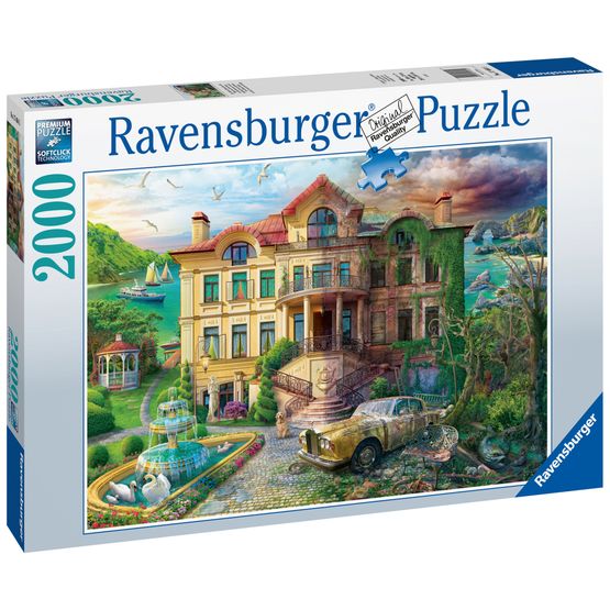 Ravensburger - Now &amp; Then Cove Manor Echoes 2000 Piece Jigsaw Puzzle