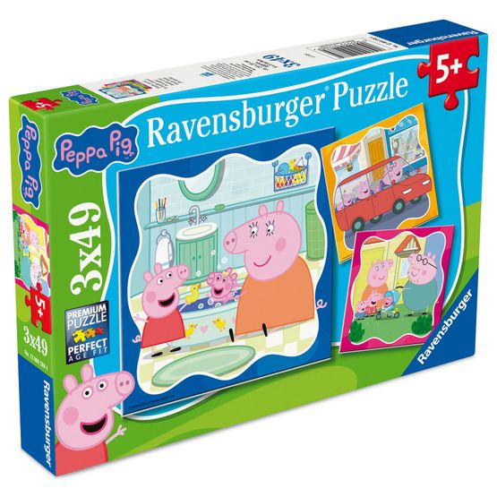 Ravensburger - Peppa Pig 3 x 49 Piece Jigsaw Puzzle