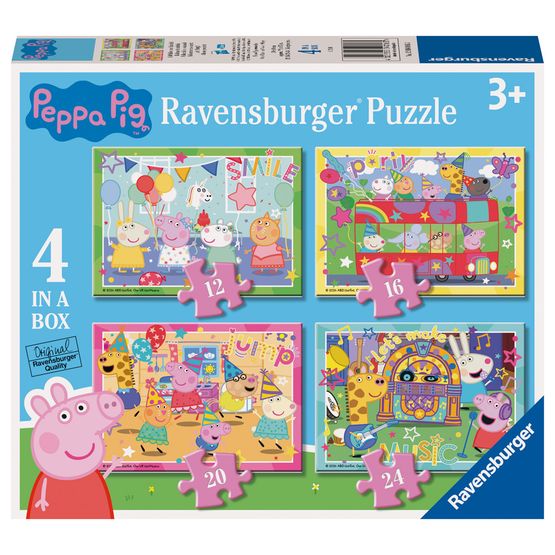 Ravensburger - Peppa Pig 4-in-a-Box Jigsaw Puzzle