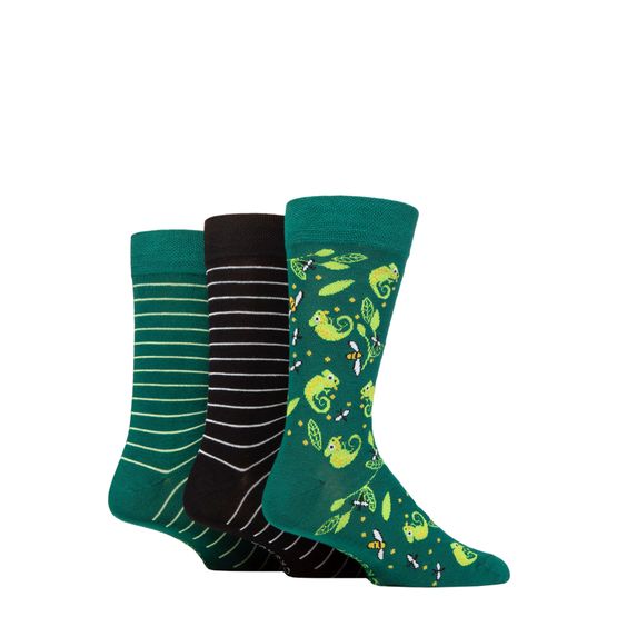 Sockshop - Bamboo Novelty Socks Chameleon 3 Pair Pack