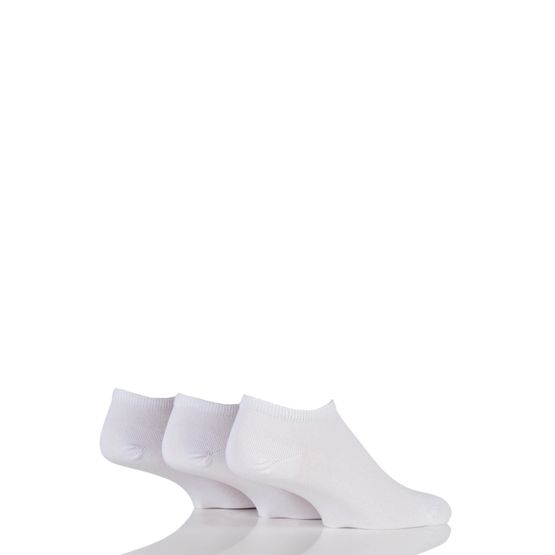 Sockshop - Bamboo Trainer Socks White 3 Pair Pack
