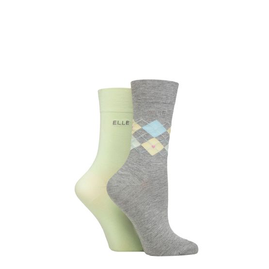 Elle - Bamboo Socks Keylime Pie 2 Pair Pack