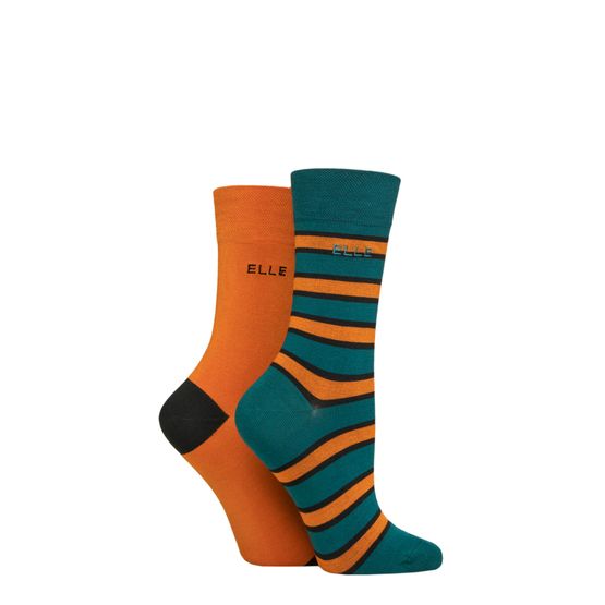 Elle - Bamboo Socks Marmalade 2 Pair Pack