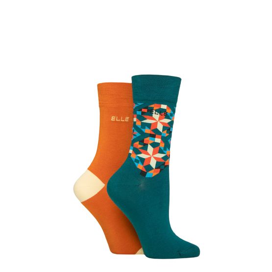 Elle - Bamboo Socks Marmalade 2 Pair Pack