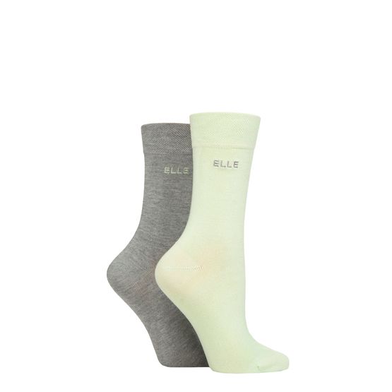 Elle - Bamboo True Socks Keylime Pie 2 Pair Pack