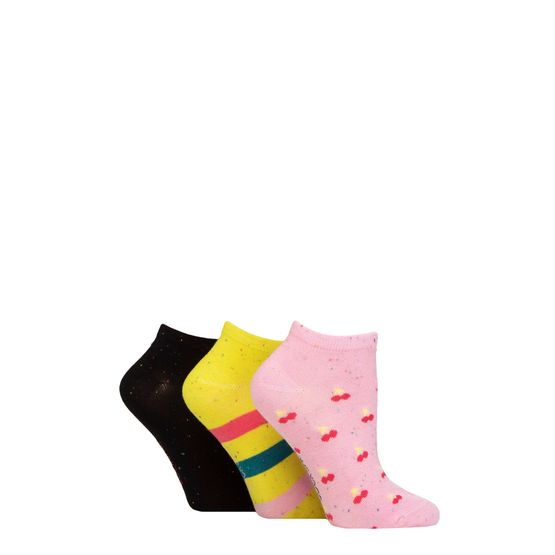 Sockshop - Bamboo Trainer Sock Lime Refresher 3 Pair Pack