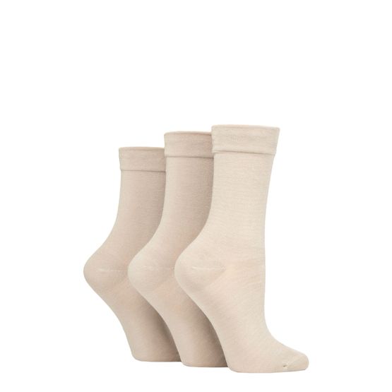 Sockshop - Bamboo Socks 3 Pair Pack - Natural