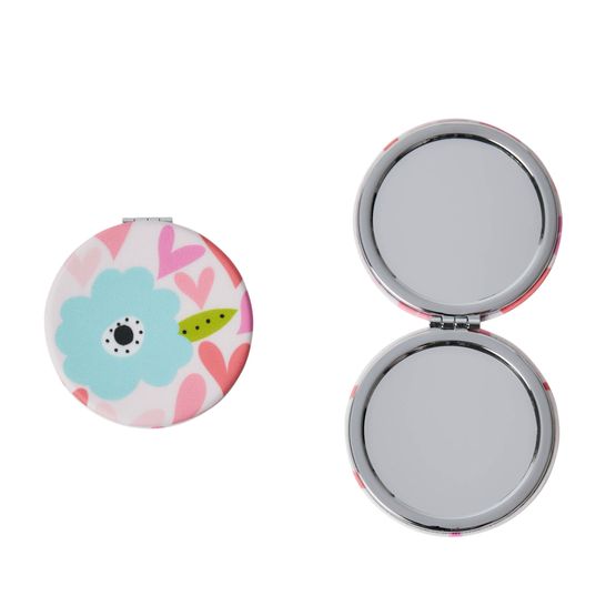 Belly Button Designs - Compact Mirror Mabel Hearts &amp; Flowers