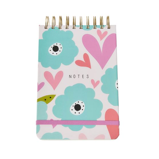 Belly Button Designs - Notebook Mabel Hearts &amp; Flowers