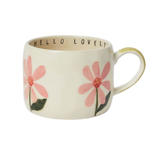 Belly Button Designs - Stoneware Mug Olive
