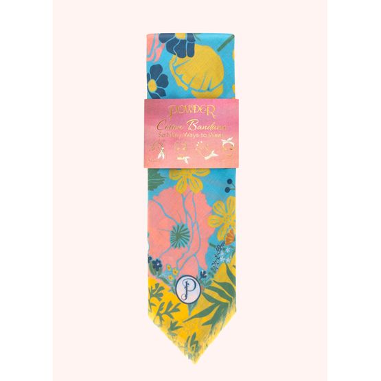 Powder - Bandana Scarf Blue Blooms