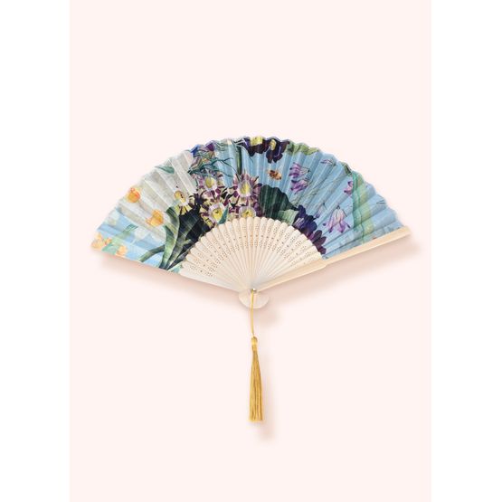 Powder - Hand Fan Spring Flora