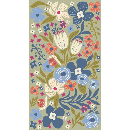Powder - Scarf Critters in the Wild Flowers