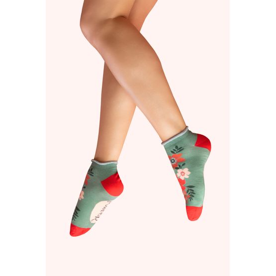 Powder - Trainer Socks Floral Spray
