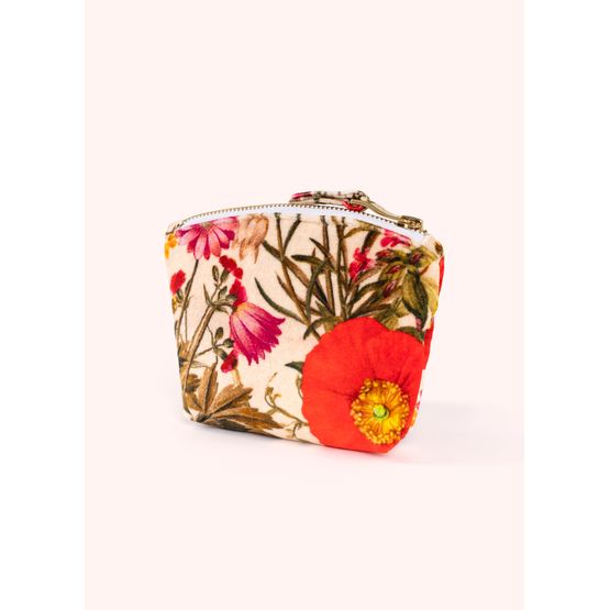 Powder - Velvet Mini Pouch Fine Flowers