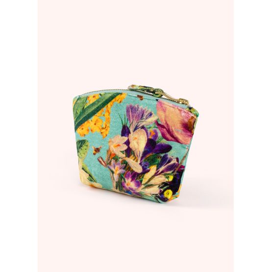 Powder - Velvet Mini Pouch Spring Flora