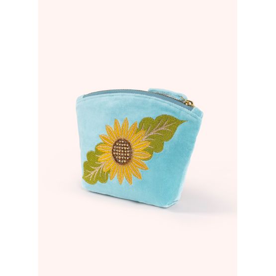 Powder - Velvet Mini Pouch Summer Sunflower