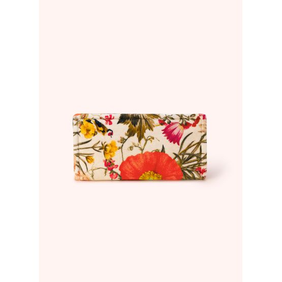 Powder - Velvet Sunglasses Pouch Fine Flowers