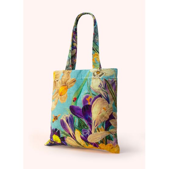 Powder - Velvet Tote Spring Flora