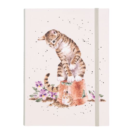 Wrendale Designs - Flexi Notebook Hide and Squeak Cat