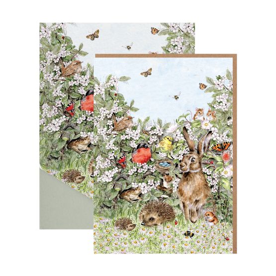 Wrendale Designs - Nature Notecard Pack Hidden in the Hedgerow