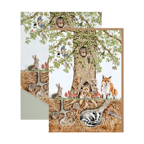 Wrendale Designs - Nature Notecard Pack Wild Woodland