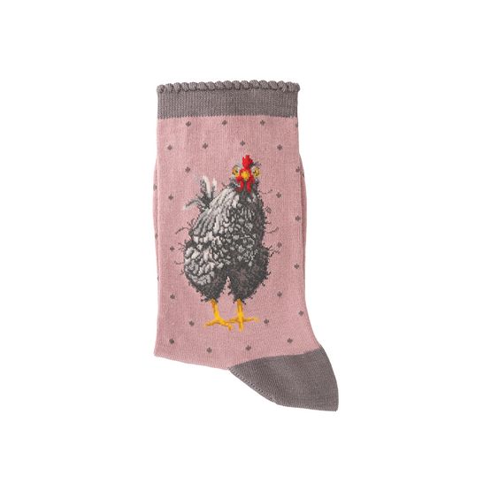 Wrendale Designs - Sock Curious Hen Chicken
