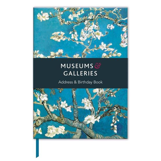 Museums &amp; Galleries - Almond Branches in Bloom Address and Birthday Book