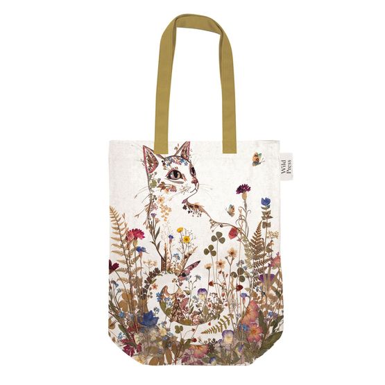 Museums &amp; Galleries - Cottage Cat Cotton Tote Bag