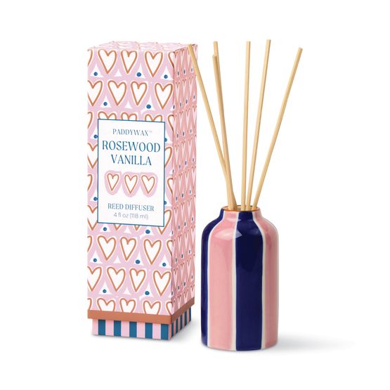 Paddywax - A Dopo Hearts Ceramic Diffuser Rosewood Vanilla