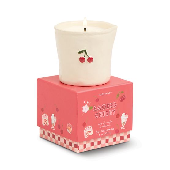 Paddywax - Bistro Cherry Ceramic Candle Smoked Cherry
