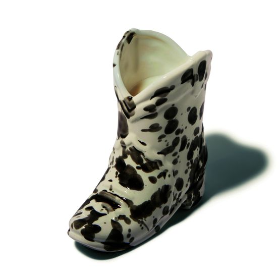 Paddywax - Nashville Ceramic Boot Candle Palo Santo Suede