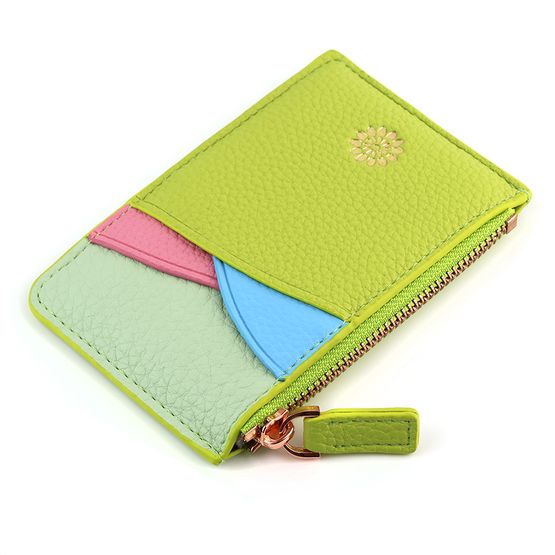 Peace Of Mind - Card Purse Bright Green