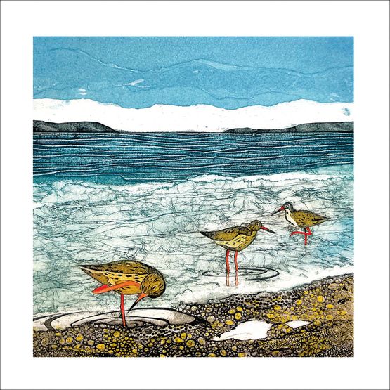 The Eco Friendly Card Co - A Splash of Red Card