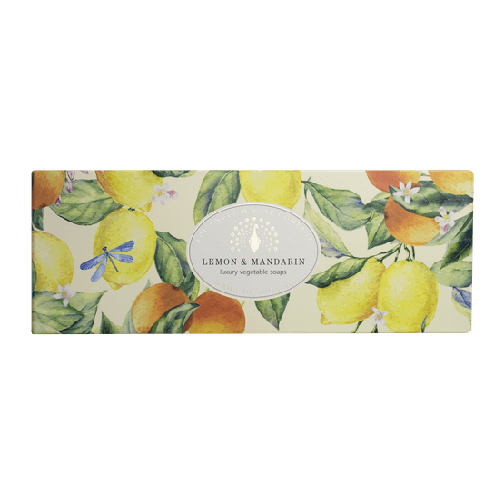 English Soap Company - Heritage Lemon &amp; Mandarin Triple Soap 3 x 100g