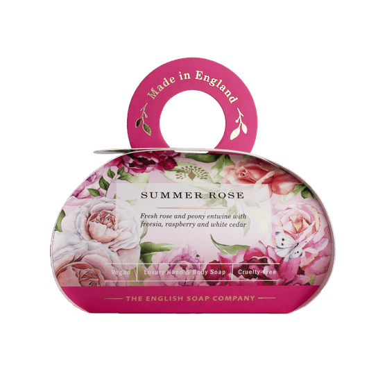 English Soap Company - Heritage Summer Rose Large Gift Soap 260g