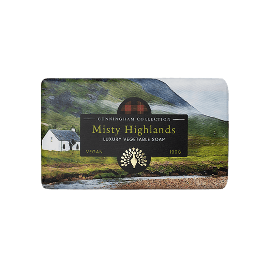 English Soap Company - Cunningham Collection Misty Highlands Jasmine Soap 190g