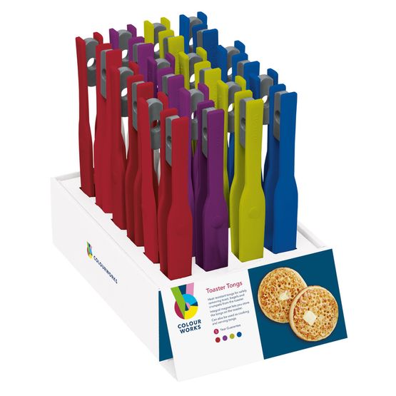 Colourworks - Coloured Toaster Tongs